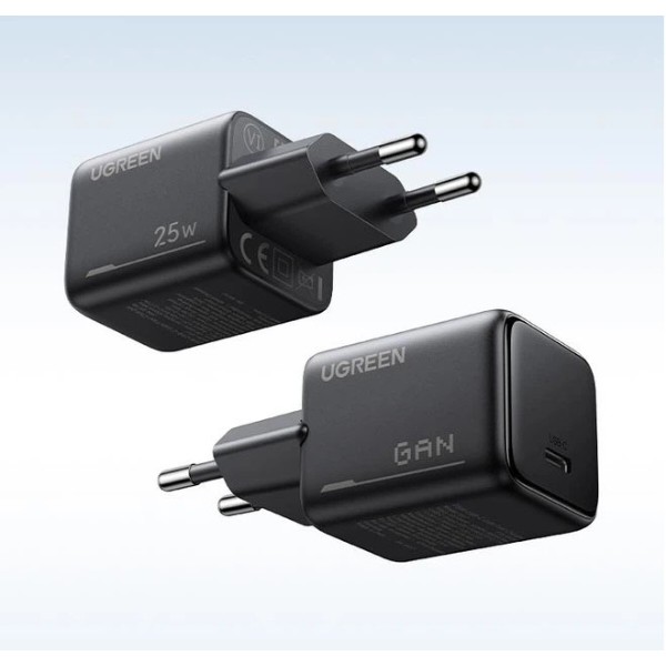 Фото - Мережевий зарядний пристрій UGREEN X517 USB-C 25W GaN Fast Charger Black (65736)